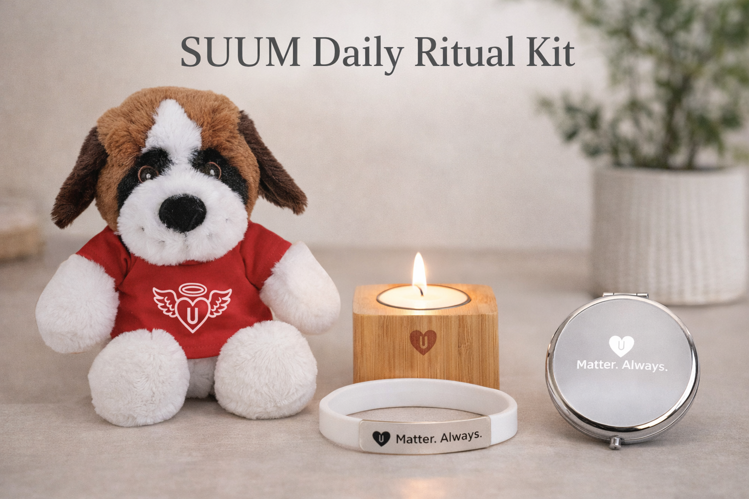 SUUM™ Daily Ritual Kit — Self-Care System for Stress, Clarity & Emotional Support