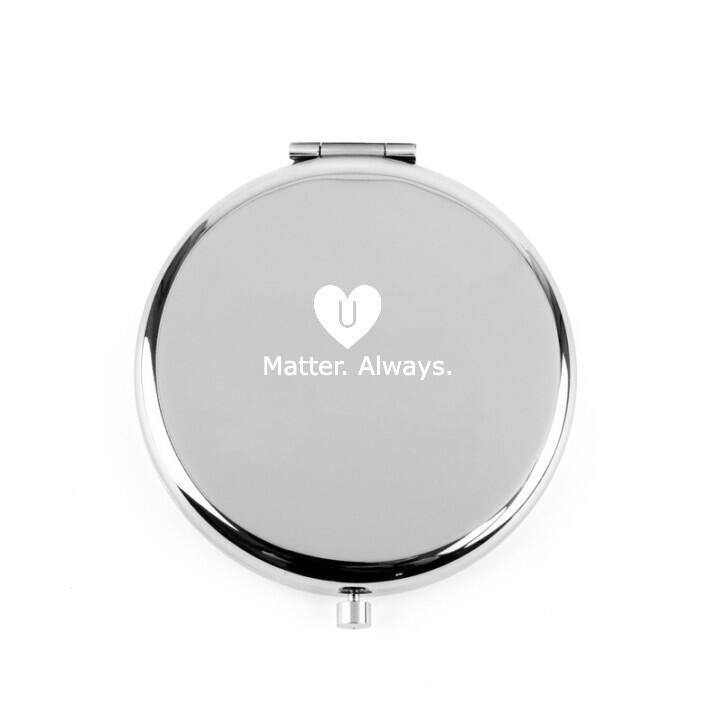 Self-Reflection Mirror — Daily Mindfulness & Self-Care Tool (Portable Compact)