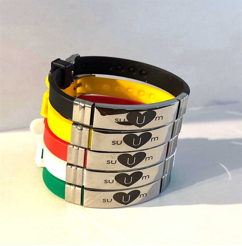 SUUM™ Silicone Bracelet — Daily Affirmation & Grounding