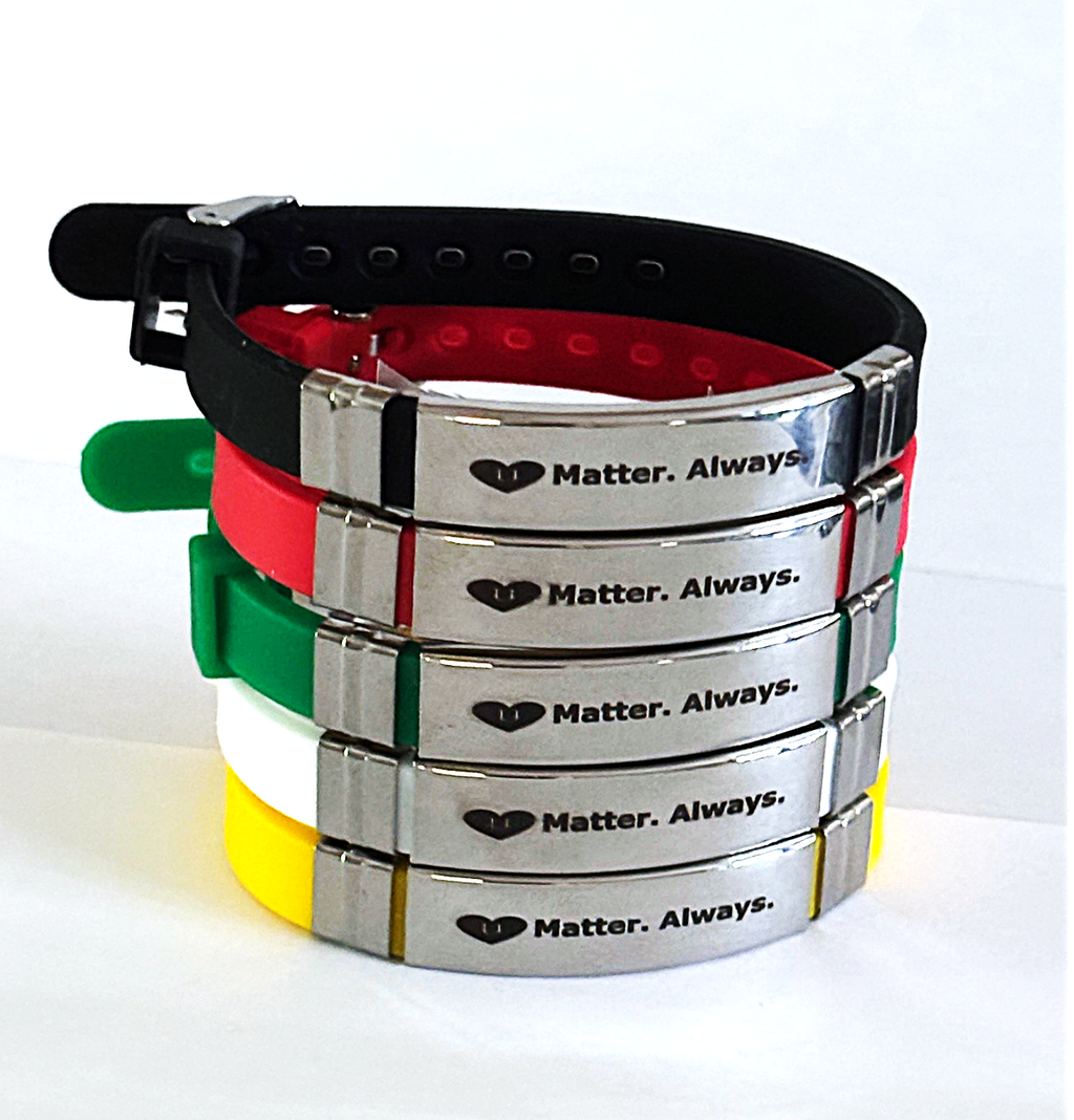 U Matter Always™ Silicone Bracelet — Daily Affirmation & Grounding