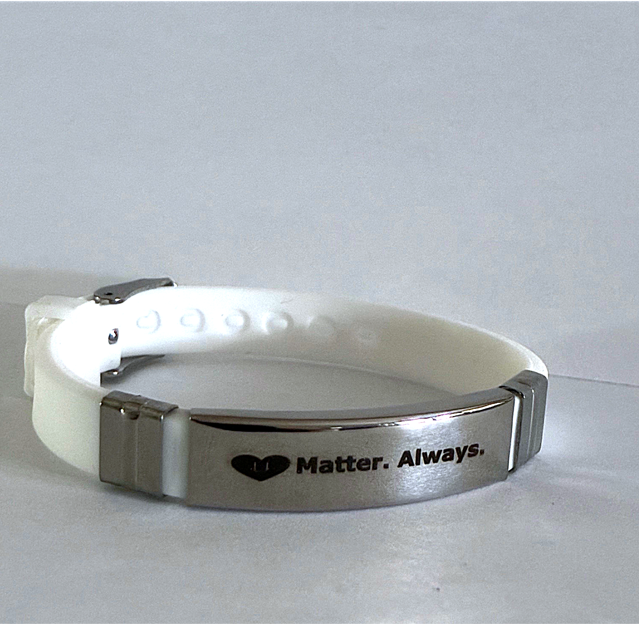 U Matter Always™ Silicone Bracelet — Daily Affirmation & Grounding