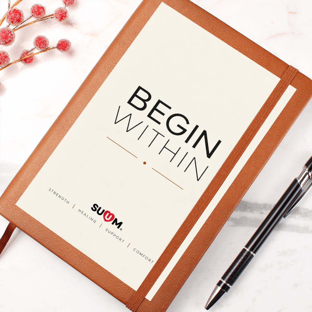 Begin Within™ Vegan Leather Journal | A Place to Return to Yourself by SUUM®