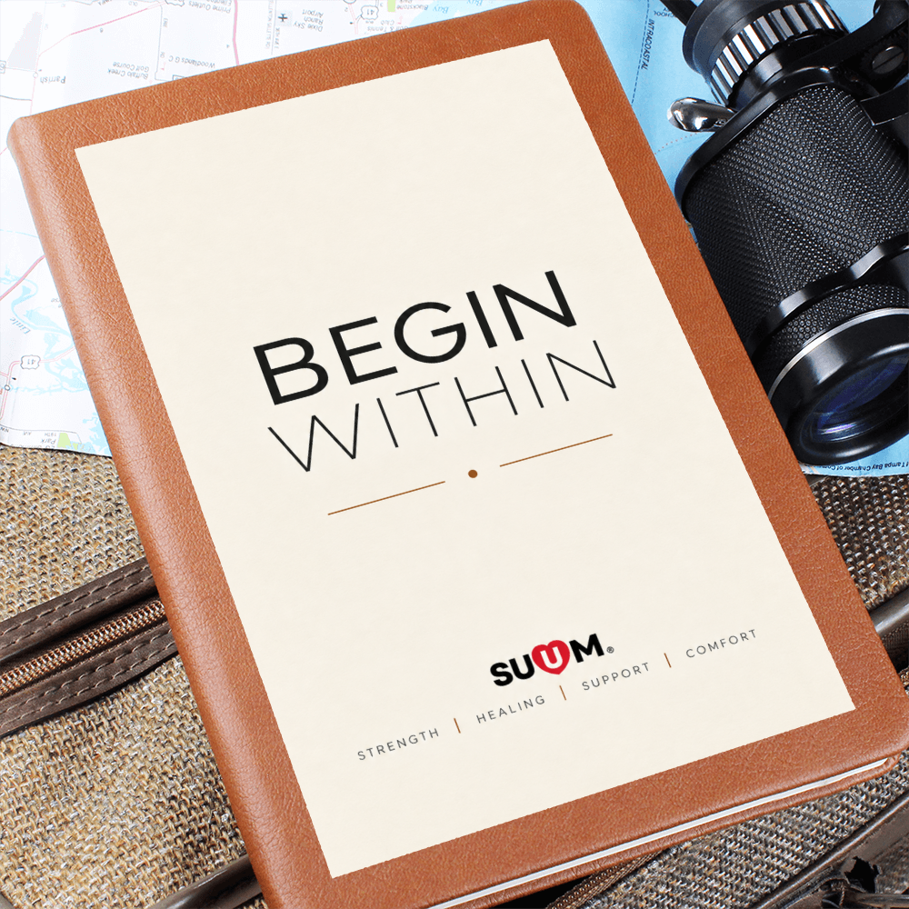 Begin Within™ Vegan Leather Journal | A Place to Return to Yourself by SUUM®