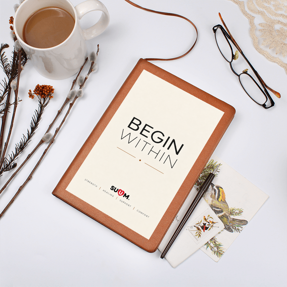 Begin Within™ Vegan Leather Journal | A Place to Return to Yourself by SUUM®