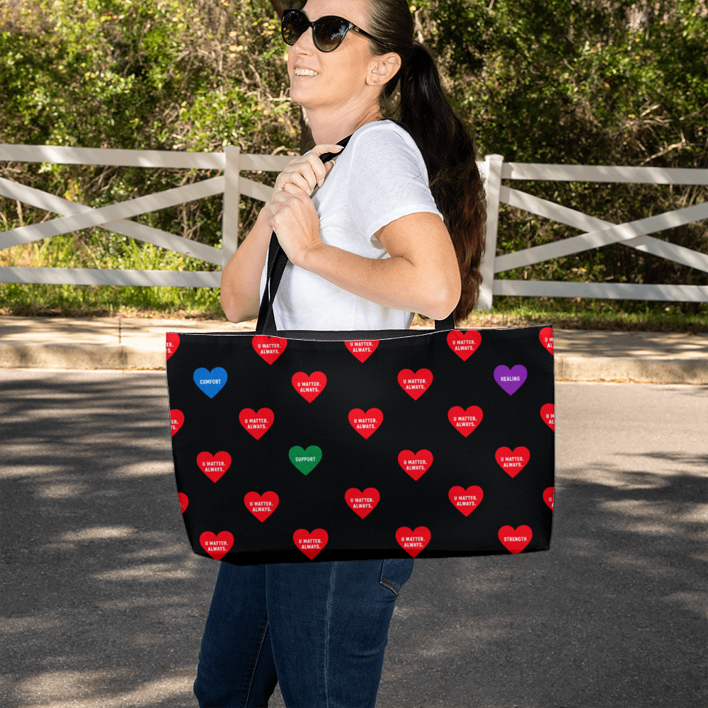 SUUM® U Matter Always™ Weekender Tote — Black