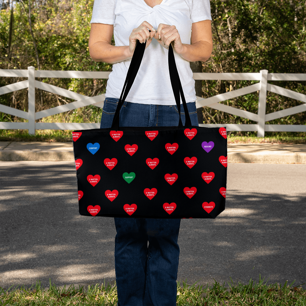 SUUM® U Matter Always™ Weekender Tote — Black