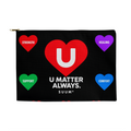 SUUM® U Matter Always™ Large Zippered Pouch – Travel & Everyday Organizer