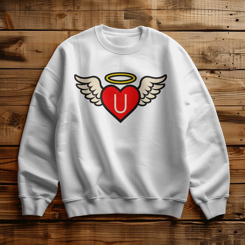 SUUM™ Signature Angel Heart Crewneck