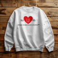SUUM™ Signature Logo White Crewneck - A Wearable Reminder