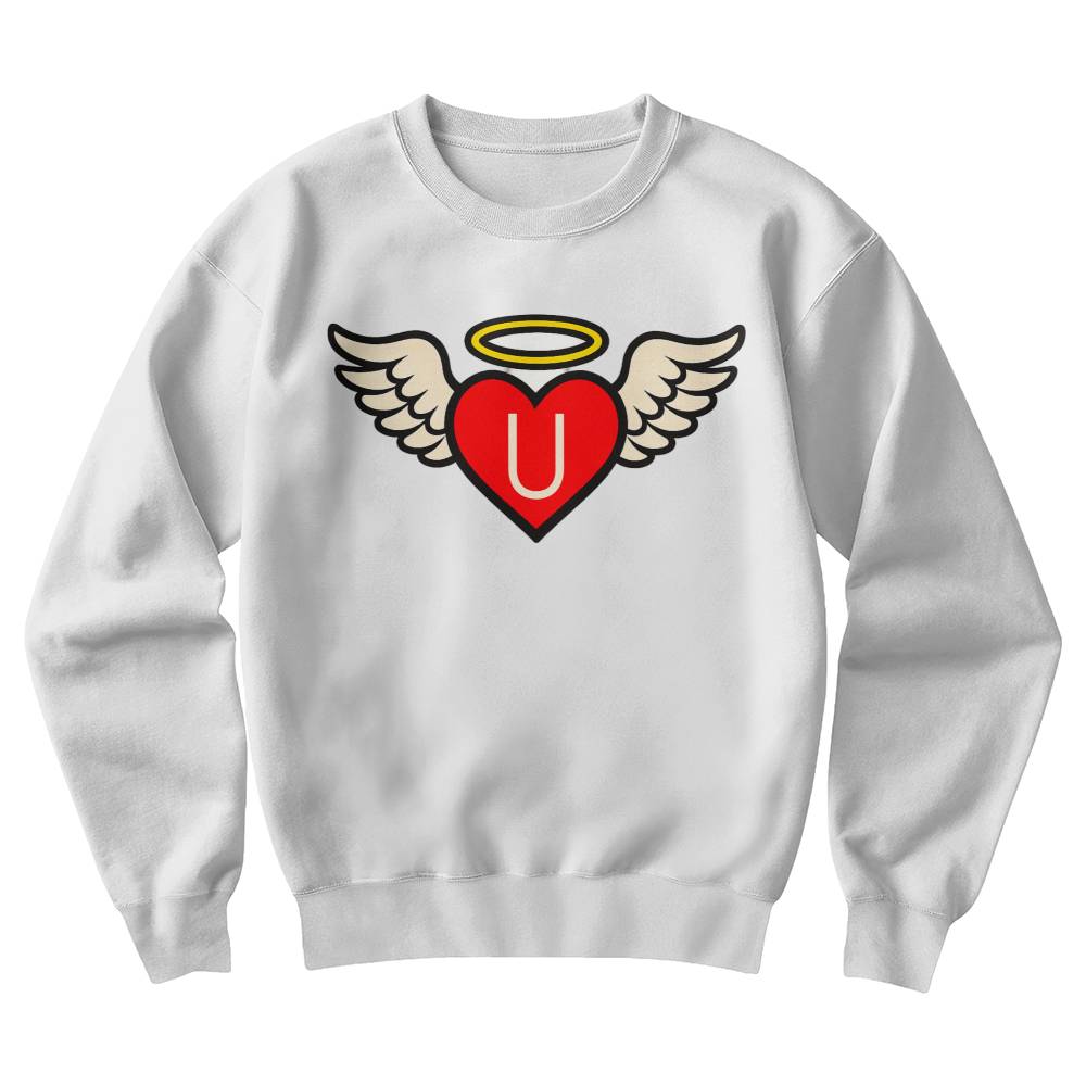 SUUM™ Signature Angel Heart Crewneck - A Wearable Reminder