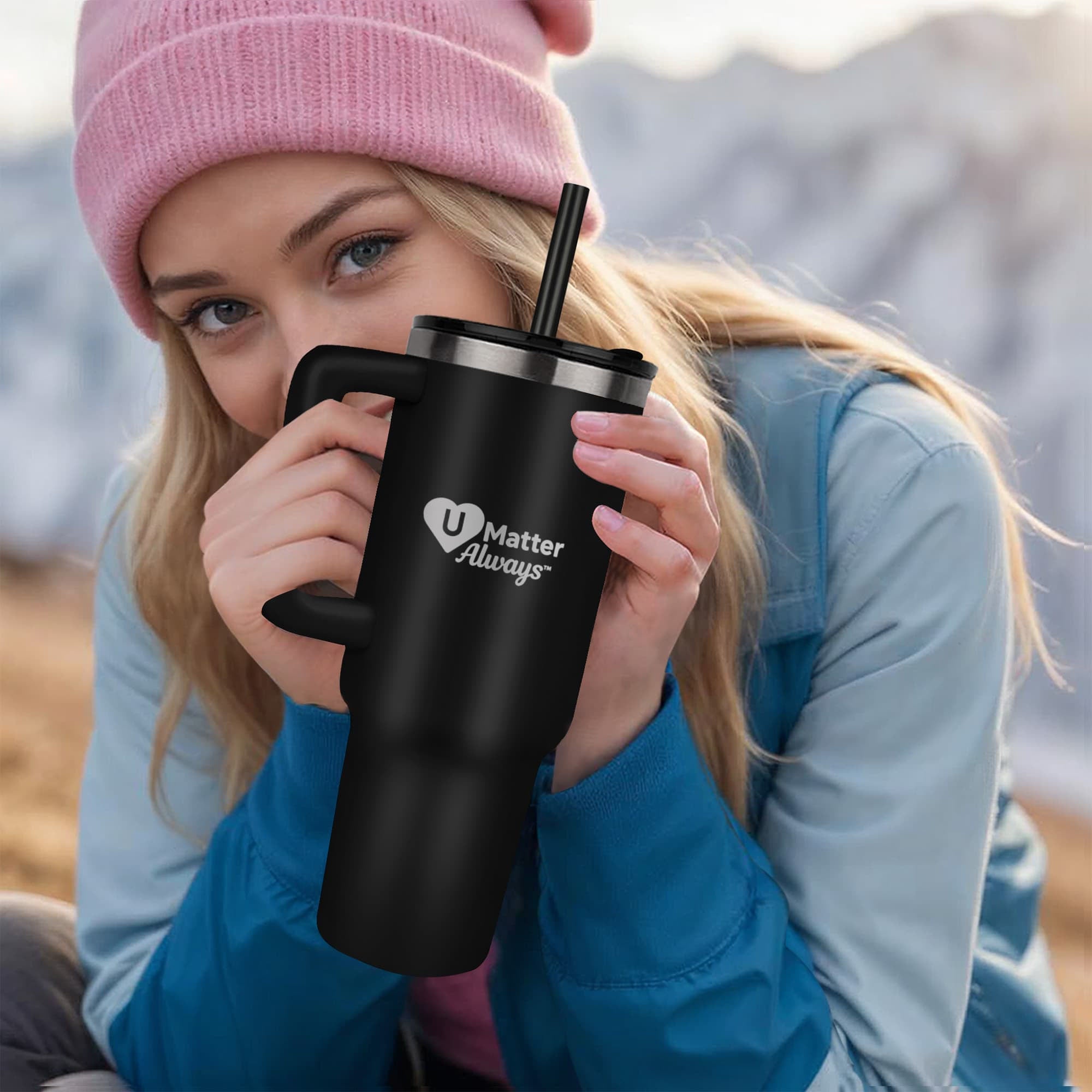 SUUM™  U Matter Always Premium 40 oz Tumbler
