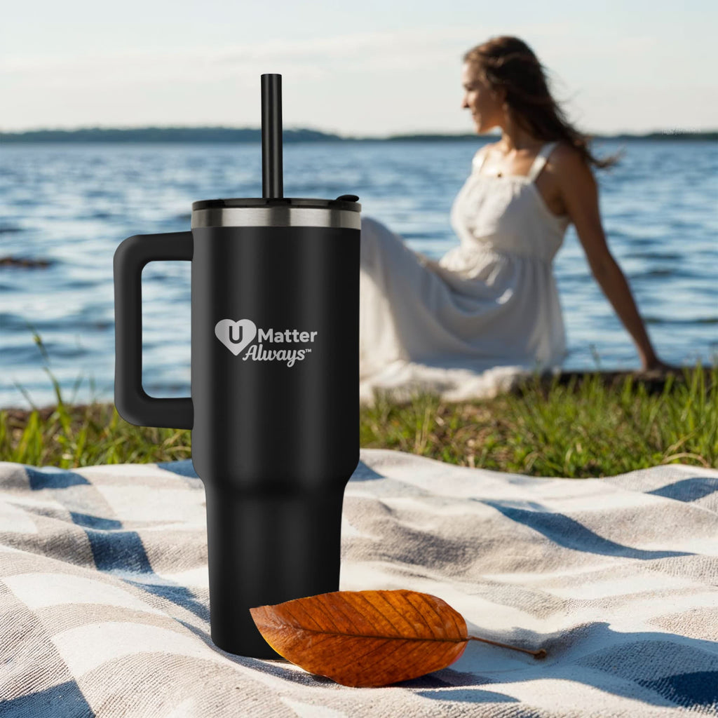 SUUM™  U Matter Always Premium 40 oz Tumbler