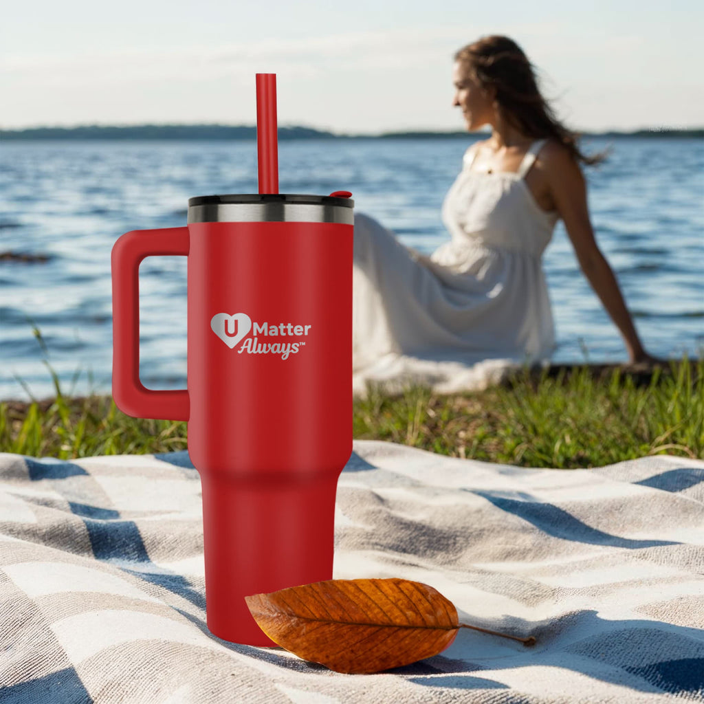 SUUM™  U Matter Always Premium 40 oz Tumbler