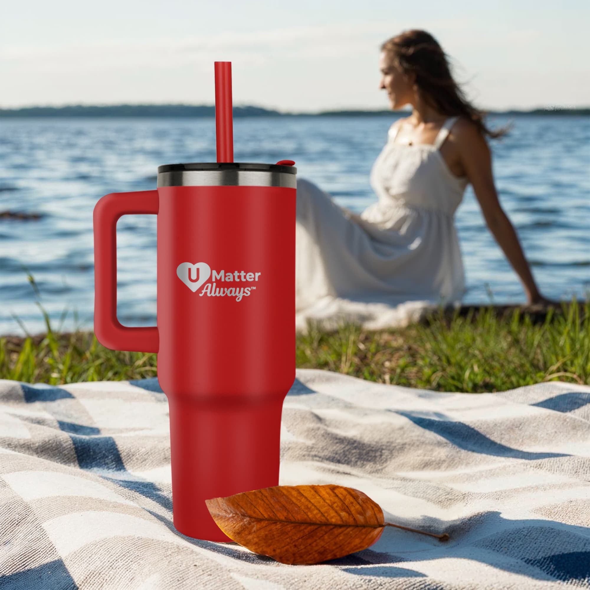 SUUM™  U Matter Always Premium 40 oz Tumbler