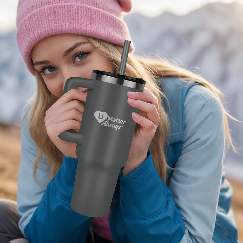 SUUM™  U Matter Always Premium 40 oz Tumbler