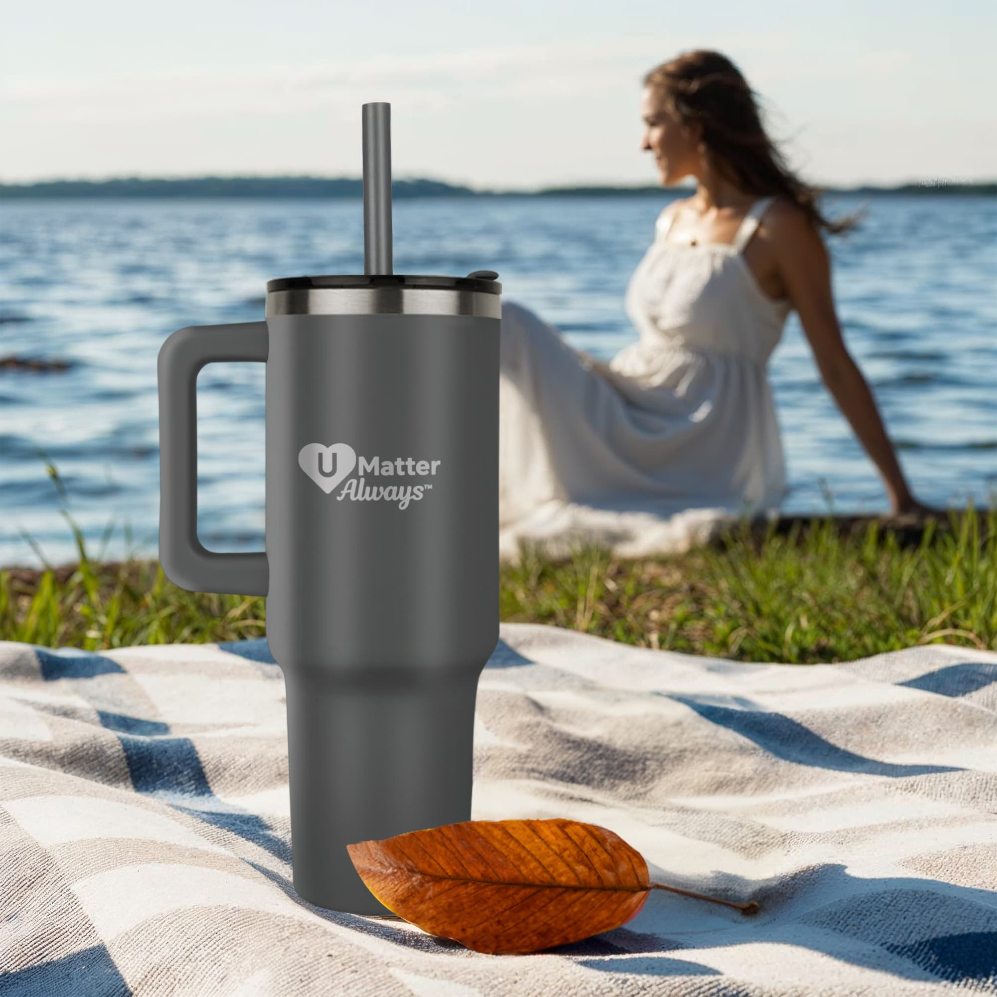 SUUM™  U Matter Always Premium 40 oz Tumbler