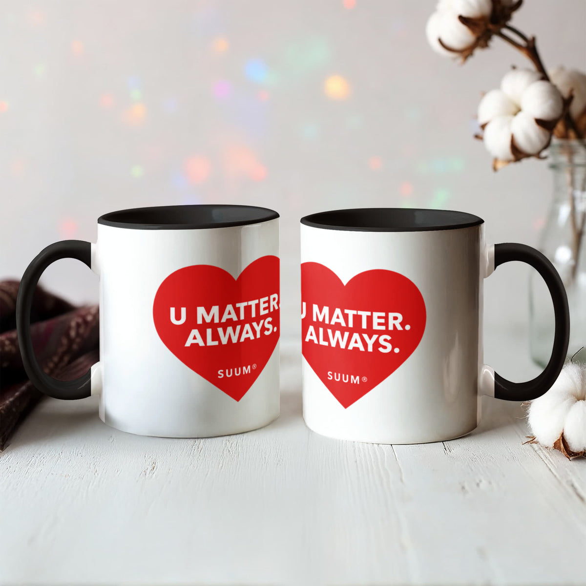SUUM® U Matter Always™ Heart Mug