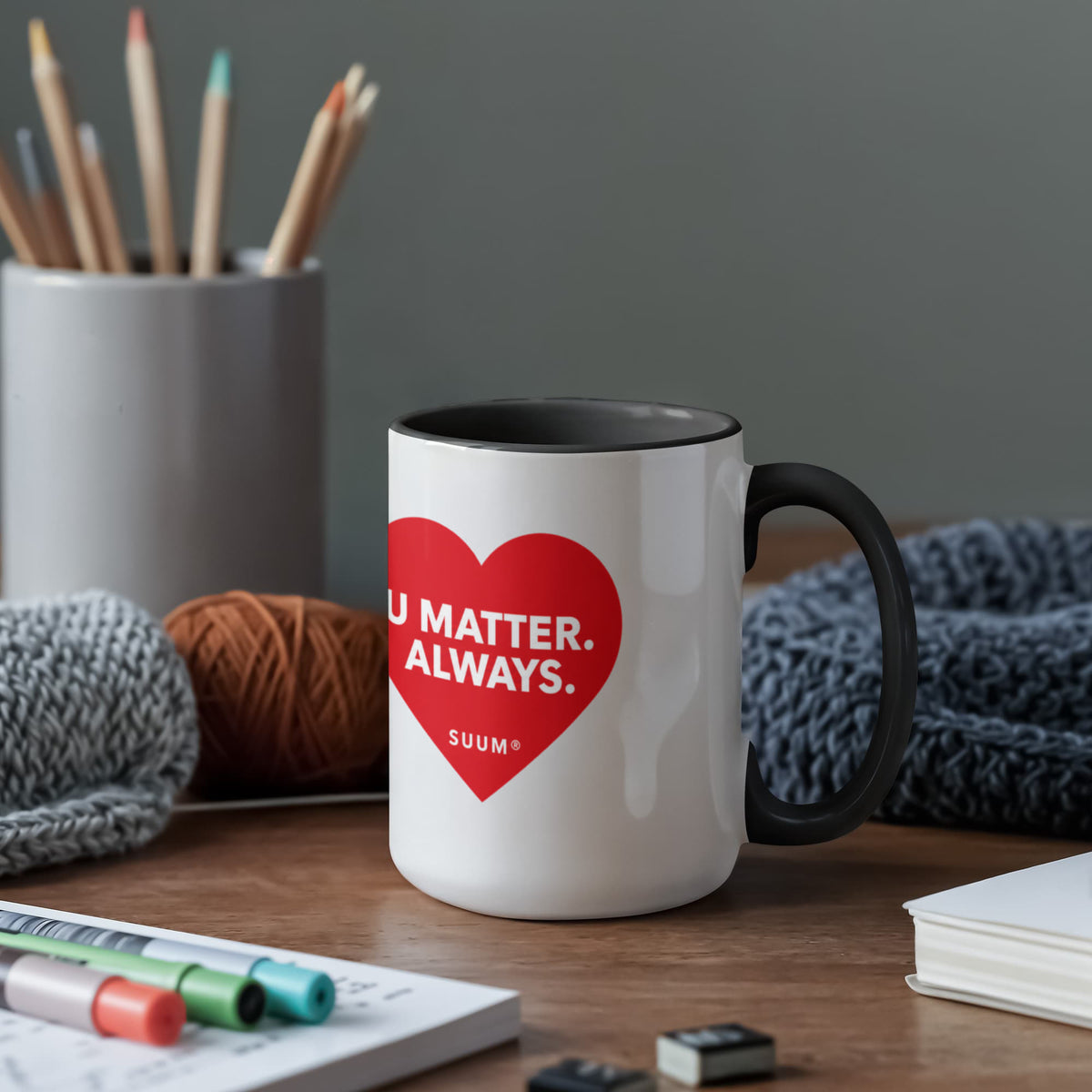 SUUM® U Matter Always™ Heart Mug