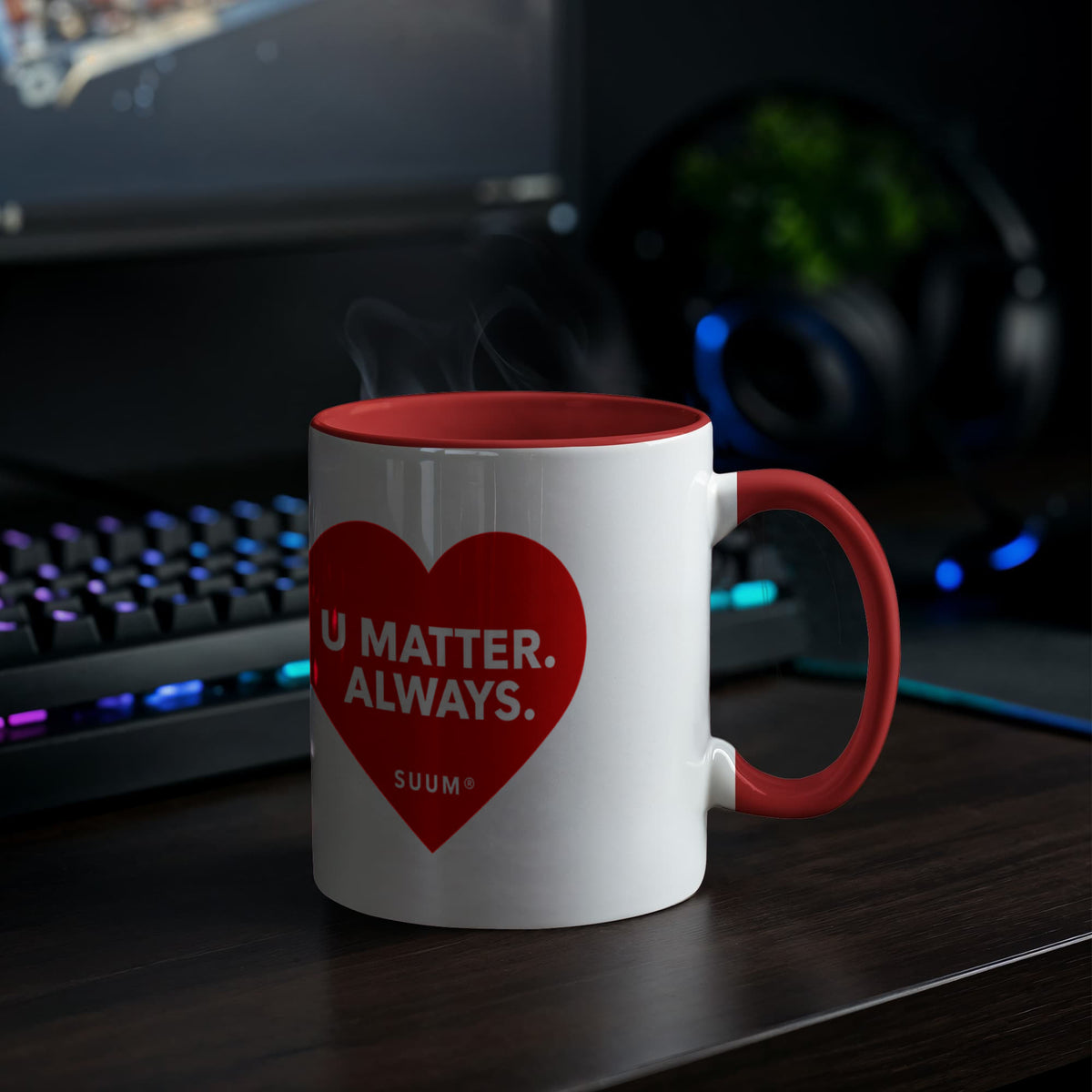 SUUM® U Matter Always™ Heart Mug