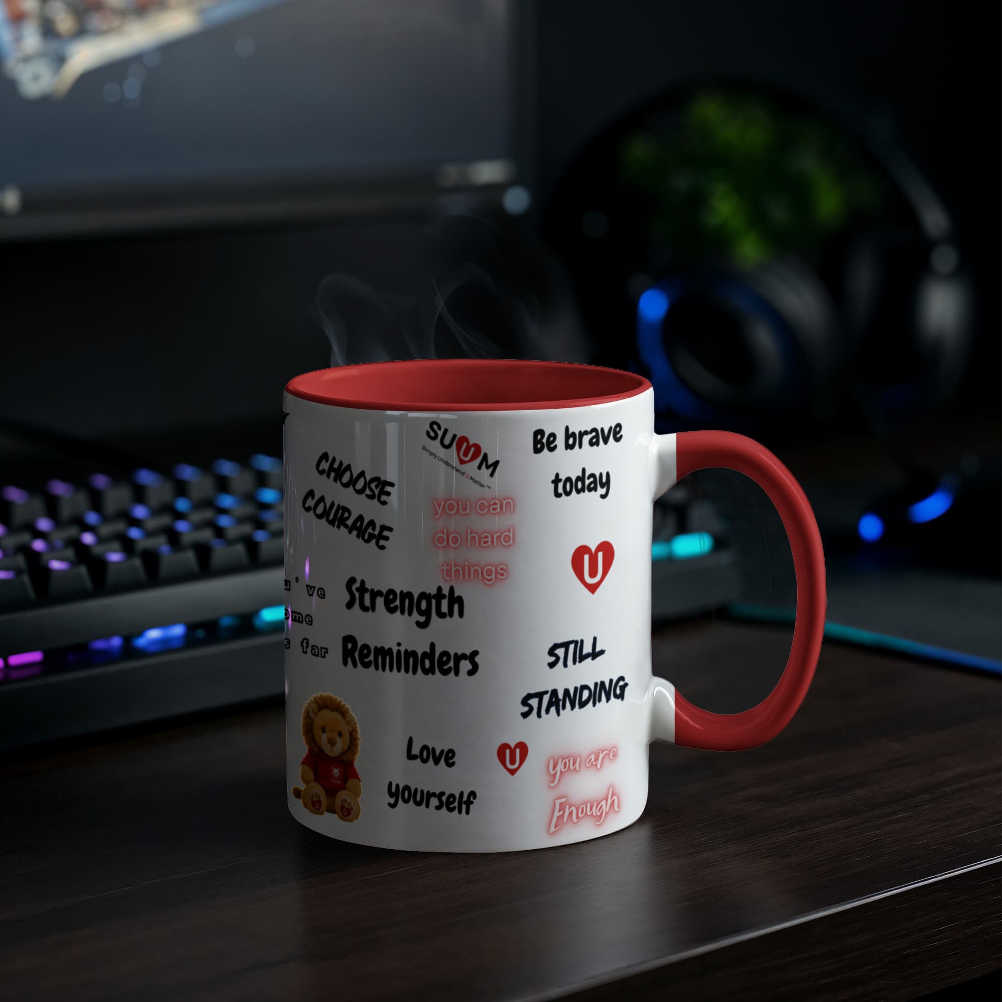 SUUM™ Strength Companion Mug | Lion