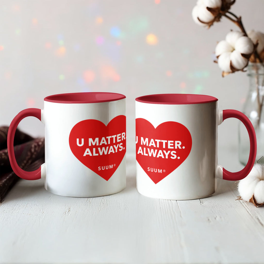 SUUM® U Matter Always™ Heart Mug