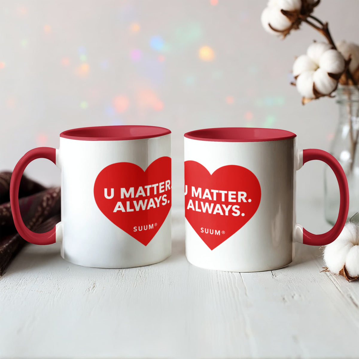 SUUM® U Matter Always™ Heart Mug