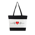 SUUM™ Signature Heartbeat Canvas Tote — A Structured Everyday Carry