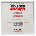 U Matter Always™ Engraved Ring for Men | Meaningful Inspirational Gift by SUUM®